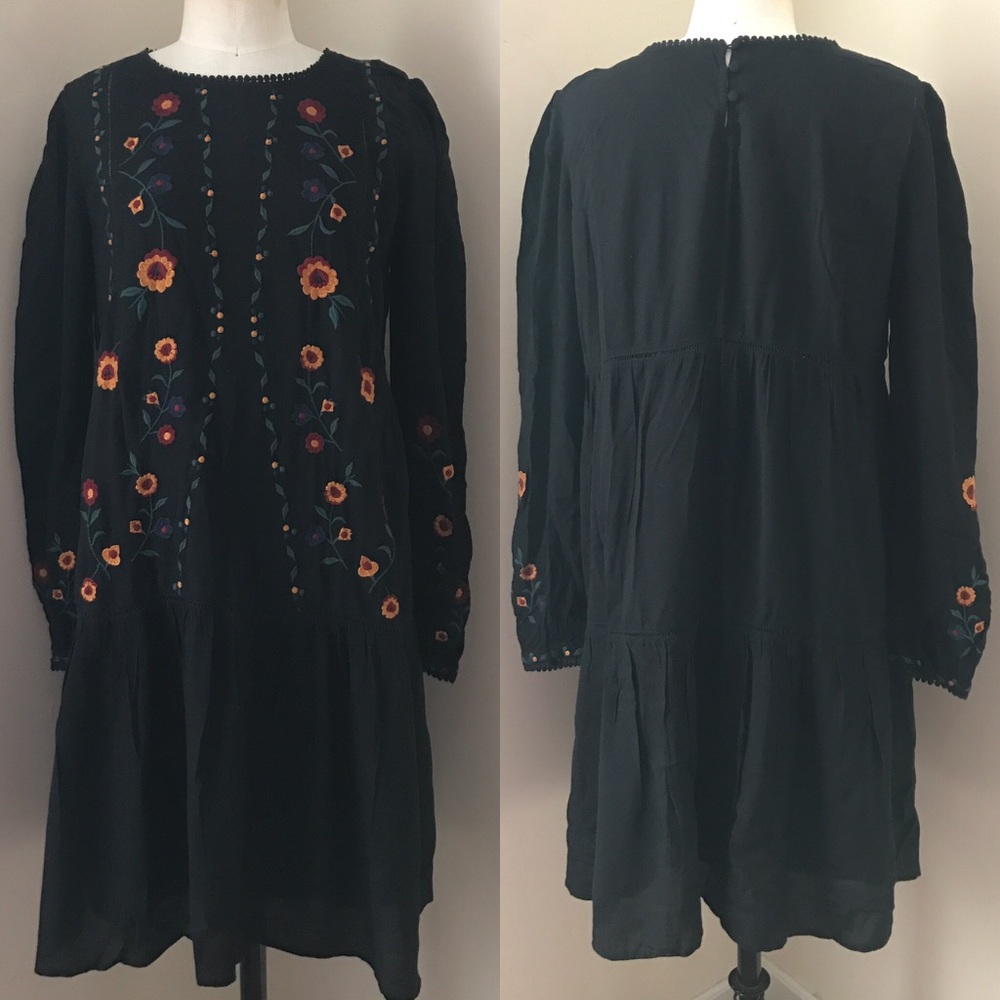 MADEWELL Sezane Embroidered Elise Dress - Picture 2 of 2
